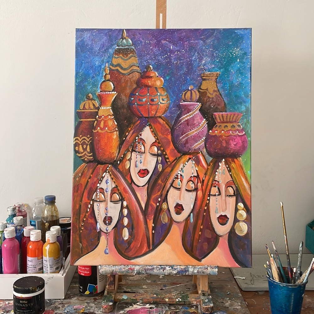 Acrylic painting - Picture 2 of 2